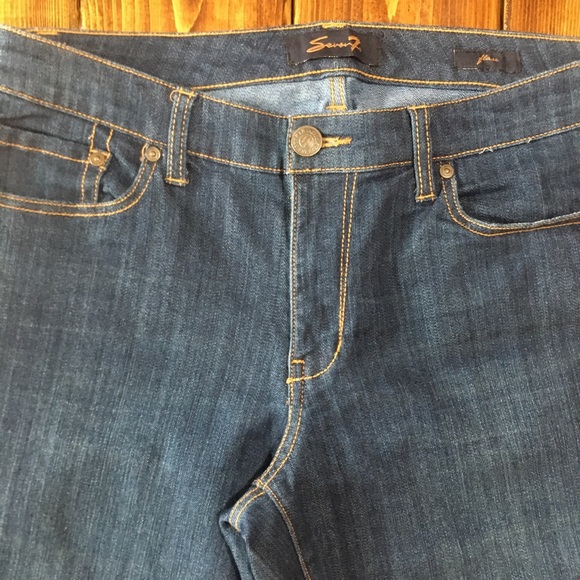 Seven7 Women’s Flare Jeans size 10 - Picture 3 of 4